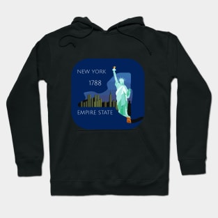 New York 1788 -Empire State Hoodie